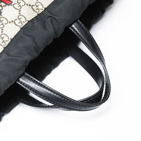 GUCCI Gucci GG Supreme Drawstring Wolf Backpack Backpack  Daypack Brown WS26935