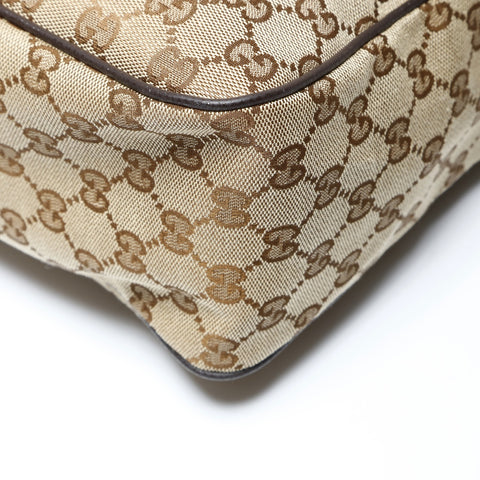 GUCCI Shelly GG canvas messenger bag Shoulder Bag Brown WS26936