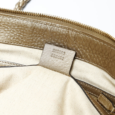 GUCCI GG Canvas Bamboo Handbag beige WS26937