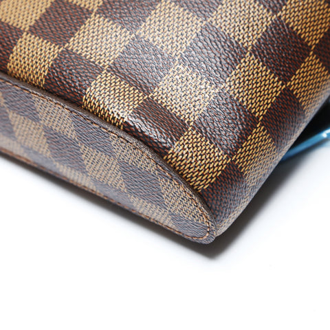 LOUIS VUITTON 2004 Damier Geronimos Shoulder Bag Brown WS26939