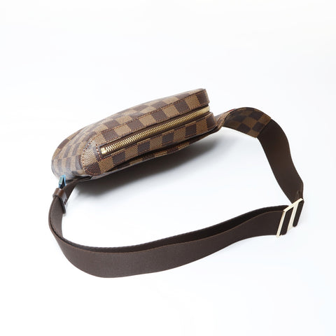 LOUIS VUITTON 2004 Damier Geronimos Shoulder Bag Brown WS26939