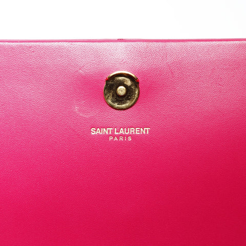 YVES SAINT LAURENT Kate Tassel Medium Leather Shoulder Bag pink WS26940