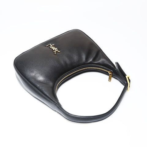 YVES SAINT LAURENT Mini Calypso Leather Hobo Shoulder Bag black WS26941