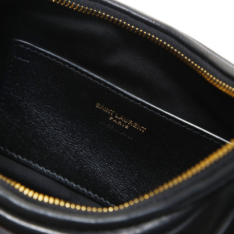 YVES SAINT LAURENT Mini Calypso Leather Hobo Shoulder Bag black WS26941