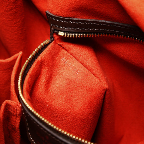 LOUIS VUITTON 2004 Uzes Damier Tote Bag Brown WS26942