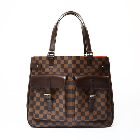 LOUIS VUITTON 2004 Uzes Damier Tote Bag Brown WS26942