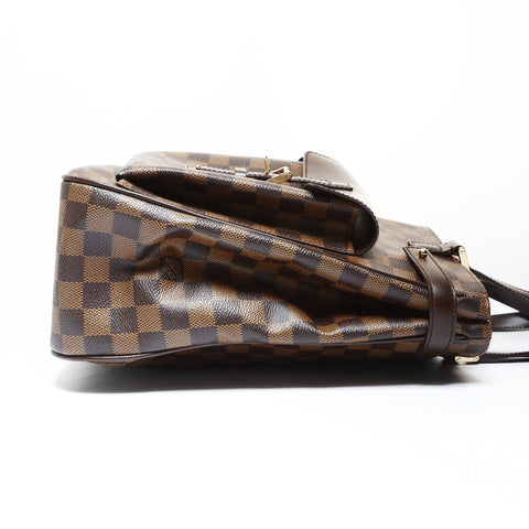 LOUIS VUITTON 2004 Uzes Damier Tote Bag Brown WS26942