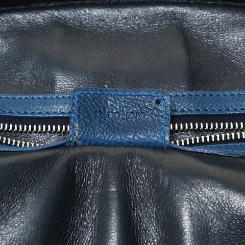 Christian Dior logo leather Shoulder Bag blue WS26946