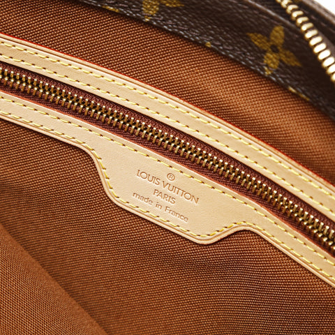 LOUIS VUITTON 2002 Cava Piano Monogram Tote Bag Brown WS26947