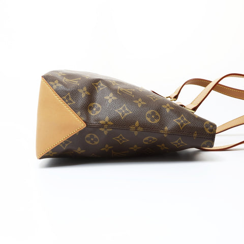 LOUIS VUITTON 2002 Cava Piano Monogram Tote Bag Brown WS26947