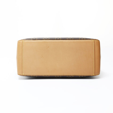 LOUIS VUITTON 2002 Cava Piano Monogram Tote Bag Brown WS26947