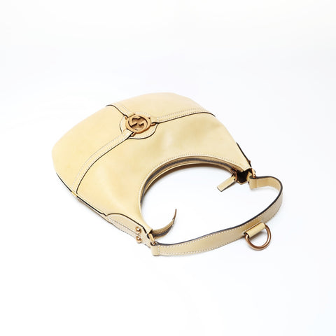 GUCCI leather Shoulder Bag beige WS26949