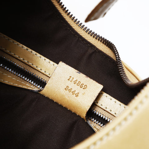 GUCCI leather Shoulder Bag beige WS26949
