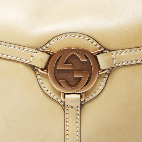 GUCCI leather Shoulder Bag beige WS26949