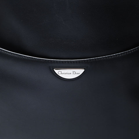 Christian Dior Marispearl Leather Shoulder Bag black WS26952