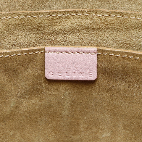 CELINE Boogie Back Leather Studs Handbag pink WS26955