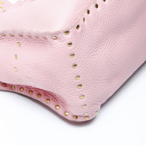 CELINE Boogie Back Leather Studs Handbag pink WS26955