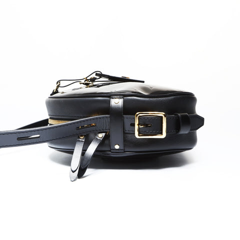 LOUIS VUITTON Vernis Boite Chapeau Monogram Shoulder Bag black WS26956
