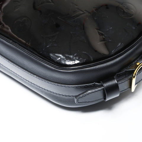 LOUIS VUITTON Vernis Boite Chapeau Monogram Shoulder Bag black WS26956