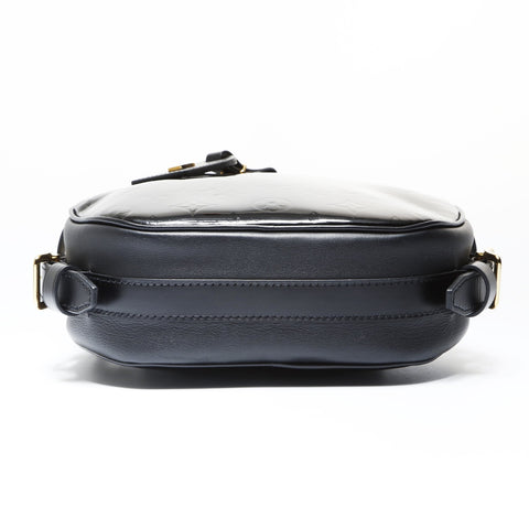LOUIS VUITTON Vernis Boite Chapeau Monogram Shoulder Bag black WS26956