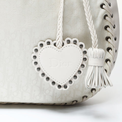 Christian Dior Trotter One Shoulder Bag Shoulder Bag white WS26957