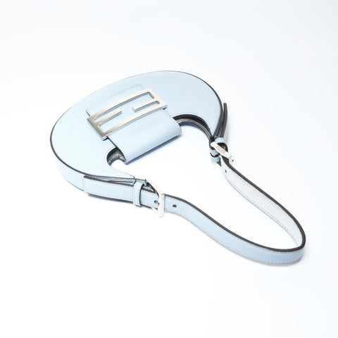 FENDI Cookie Mini Leather Shoulder Bag blue WS26961