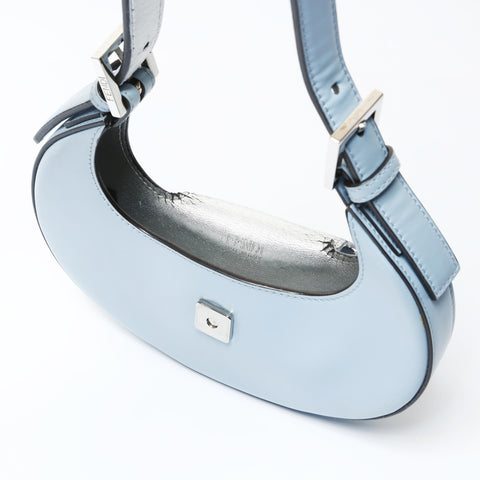 FENDI Cookie Mini Leather Shoulder Bag blue WS26961