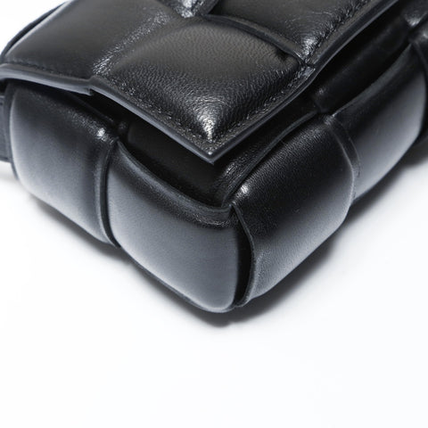 BOTTEGAVENETA Padette Candy Cassette Shoulder Bag black WS26962