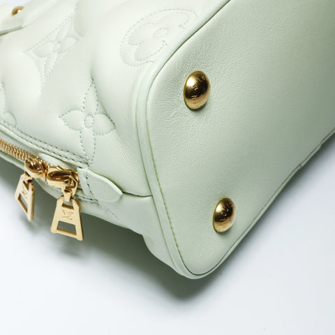 LOUIS VUITTON 2021-2025 Alma Soft BB Mahina Monogram Handbag green WS26965
