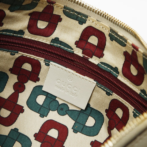 GUCCI GG Shima Abby Hobo Ivory Handbag white WS26971