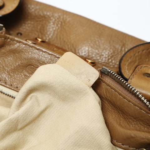 Chloe Paddington Leather Shoulder Bag beige WS26972
