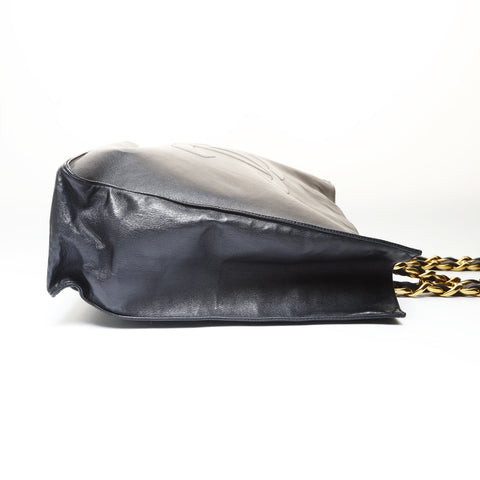 CHANEL BigCoco Chain Tote Bag in lambskin Tote Bag black WS26974