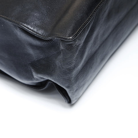 CHANEL BigCoco Chain Tote Bag in lambskin Tote Bag black WS26974