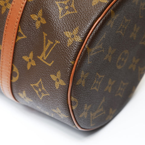 LOUIS VUITTON 1992 Monogram Papillon 30 Shoulder Bag Brown WS26976