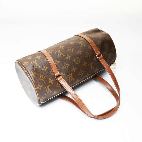 LOUIS VUITTON 1992 Monogram Papillon 30 Shoulder Bag Brown WS26976