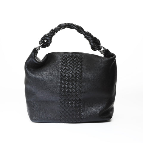 BOTTEGAVENETA INTRECCIATO Hand Narrow Shoulder Bag black WS26977