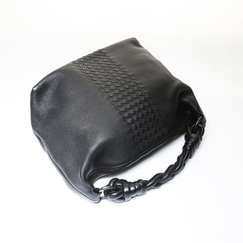 BOTTEGAVENETA INTRECCIATO Hand Narrow Shoulder Bag black WS26977
