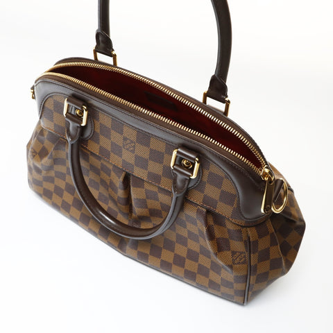 LOUIS VUITTON 2013 Damier Trevi PM Handbag Brown WS26979