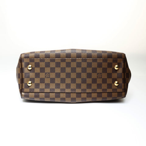 LOUIS VUITTON 2013 Damier Trevi PM Handbag Brown WS26979