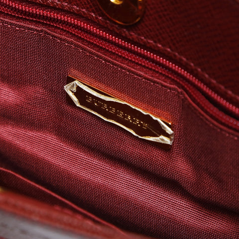 BURBERRY Nova check canvas x leather Shoulder Bag beige WS26980