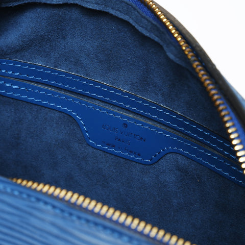 LOUIS VUITTON 1997 Epi Soufflot Handbag blue WS26982