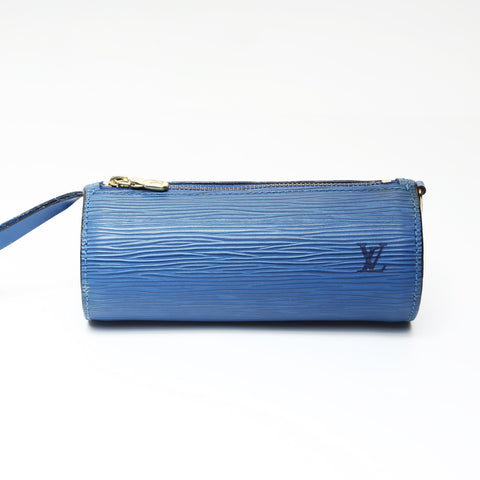 LOUIS VUITTON 1997 Epi Soufflot Handbag blue WS26982