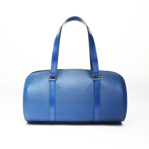LOUIS VUITTON 1997 Epi Soufflot Handbag blue WS26982