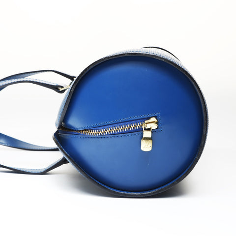 LOUIS VUITTON 1997 Epi Soufflot Handbag blue WS26982