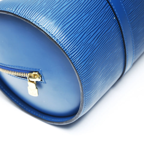LOUIS VUITTON 1997 Epi Soufflot Handbag blue WS26982