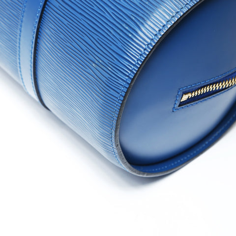 LOUIS VUITTON 1997 Epi Soufflot Handbag blue WS26982