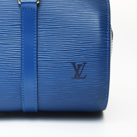 LOUIS VUITTON 1997 Epi Soufflot Handbag blue WS26982
