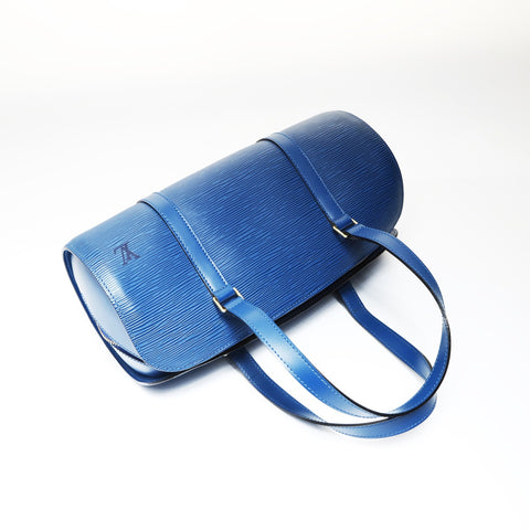 LOUIS VUITTON 1997 Epi Soufflot Handbag blue WS26982