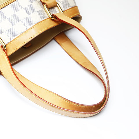 LOUIS VUITTON 2008 Damier Hampstead PM Handbag white WS26986
