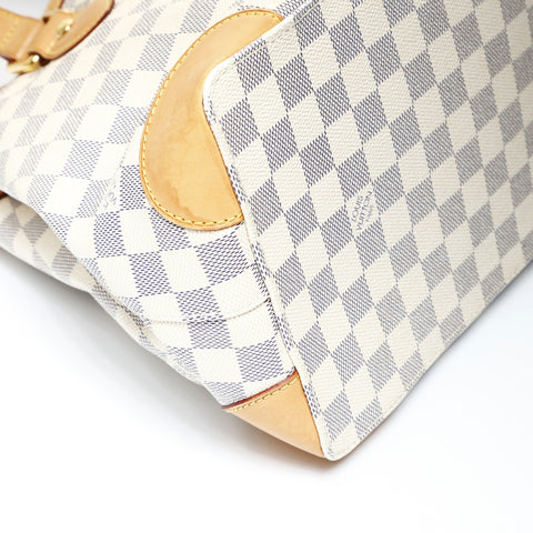 LOUIS VUITTON 2008 Damier Hampstead PM Handbag white WS26986